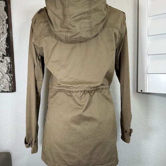 Women's Army Green Utility Jacket - Picture 6 of 14